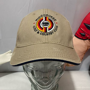 Miccosukee Golf & Country Club beige hat staff cap